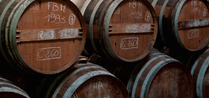 wine barrels